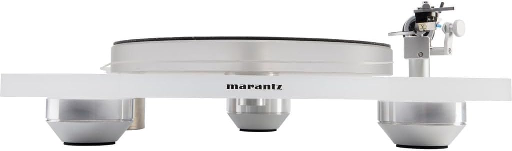 Marantz TT-15S1 Manual Belt-Drive Premium Turntable with Cartridge Included | Floating Motor for Low-Vibration Low-Resonance | A Smart, Stylish Option for Vintage Vinyl Records